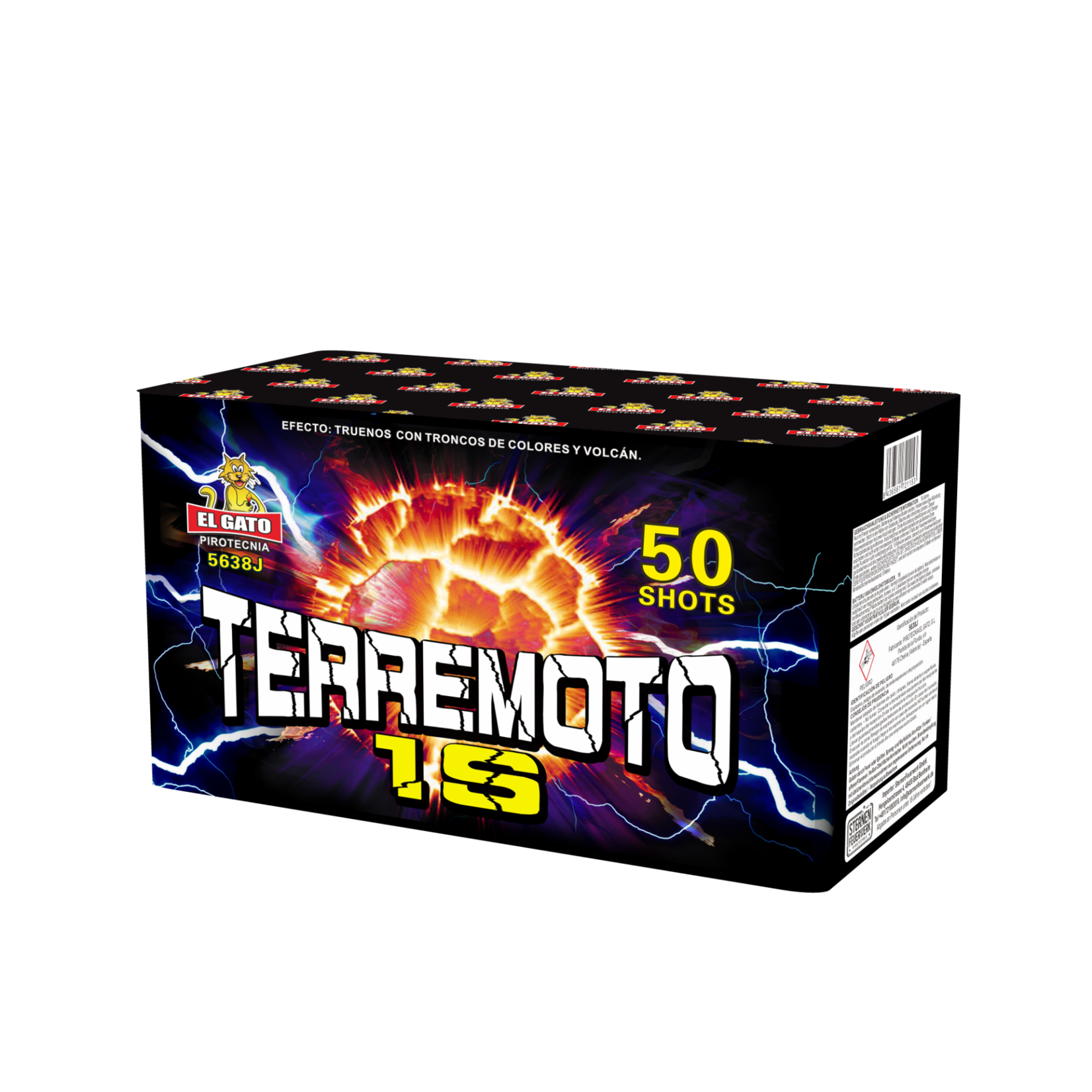 El Gato Vuurwerk Terremoto 1S